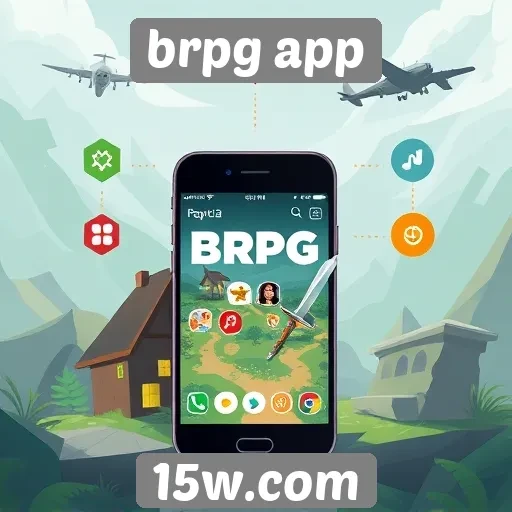 Recursos e funcionalidades do site brpg app