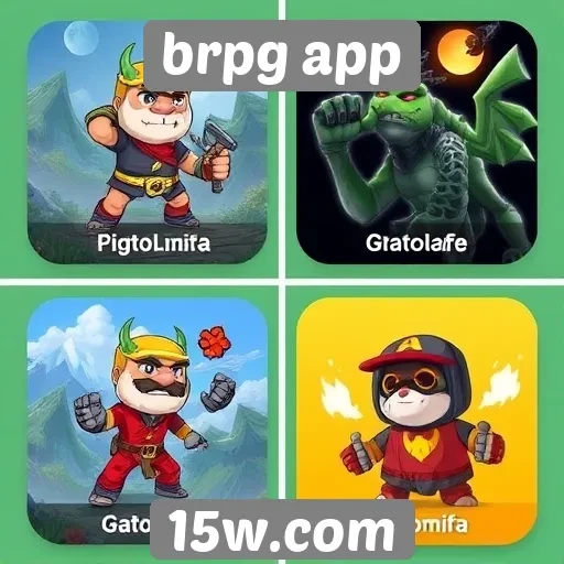 análise de jogos populares no brpg app